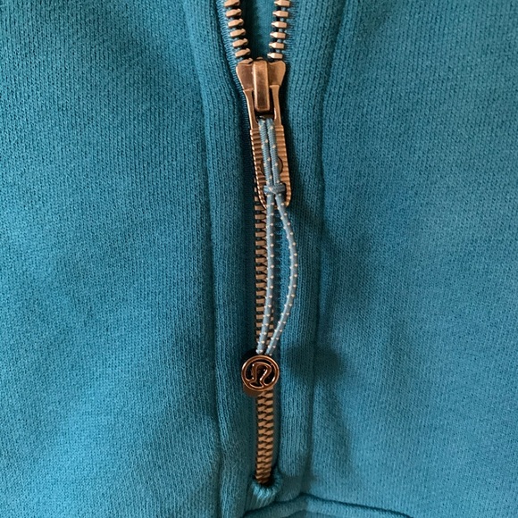 lululemon Scuba Oversized Half-Zip Hoodie in Capri Teal Blue Size XS/S New NWT - Picture 5 of 16